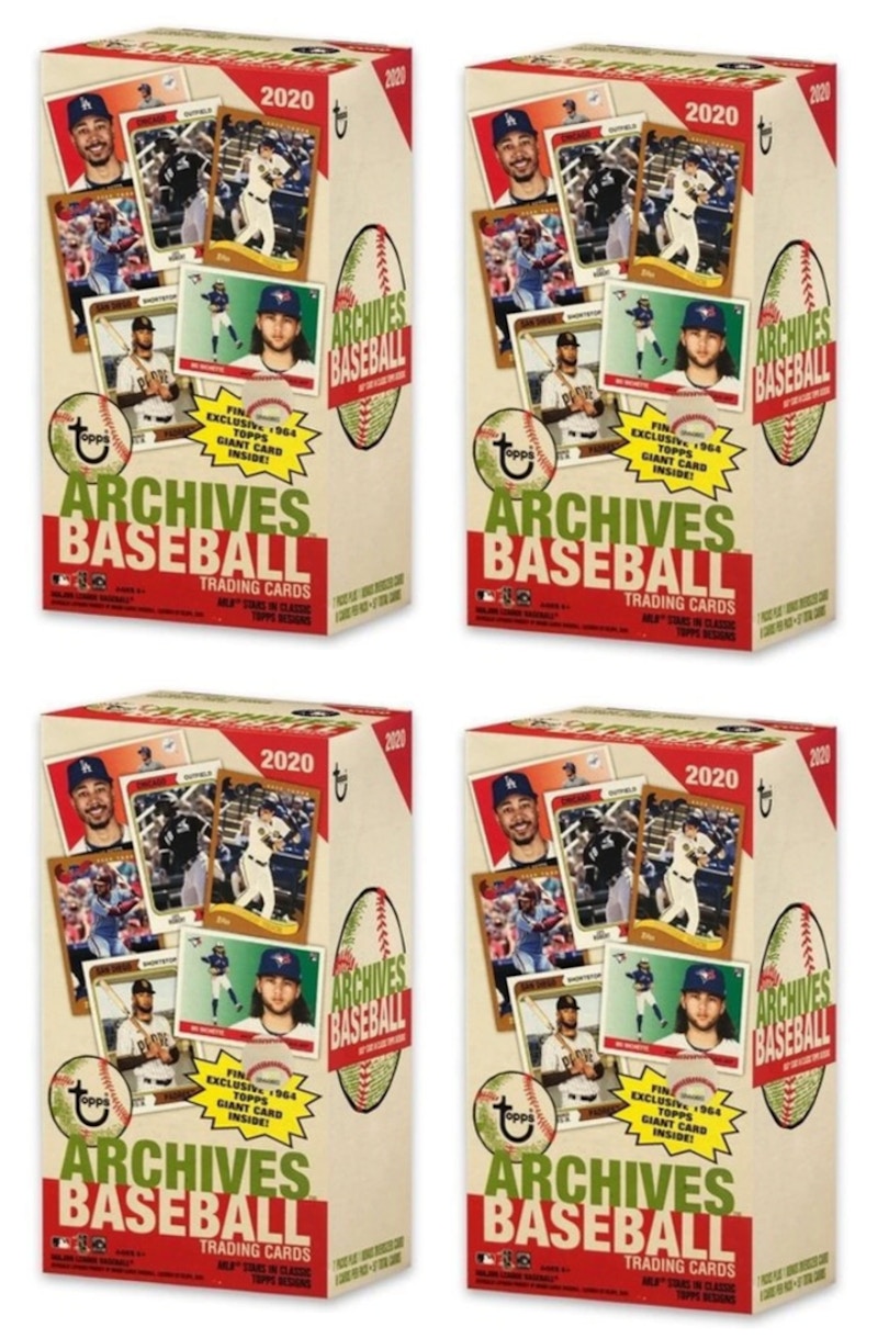 2020 Topps Archives Baseball Blaster Box 4x Lot