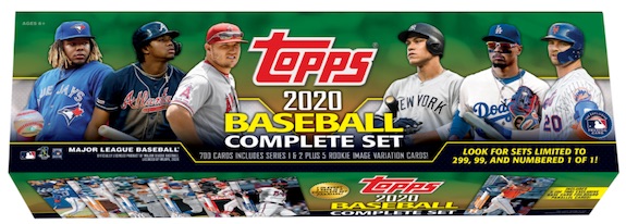 2020 Topps Baseball Complete Set Green