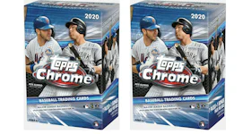 2020 Topps Chrome Baseball Blaster Box 2x Lot