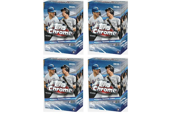 2020 Topps Chrome Baseball Blaster Box 4x Lote