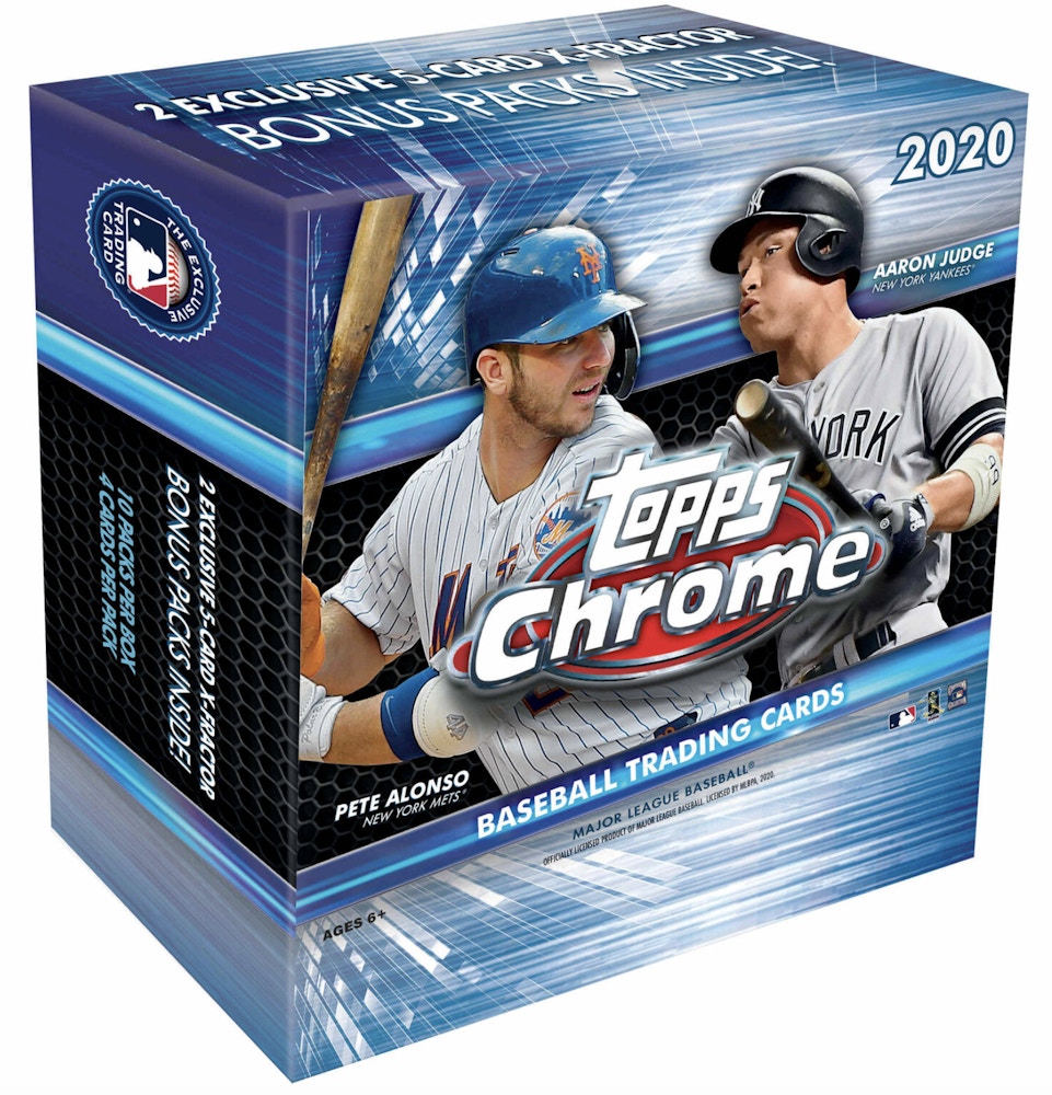 2020 Topps Chrome Baseball Monster Box 2020