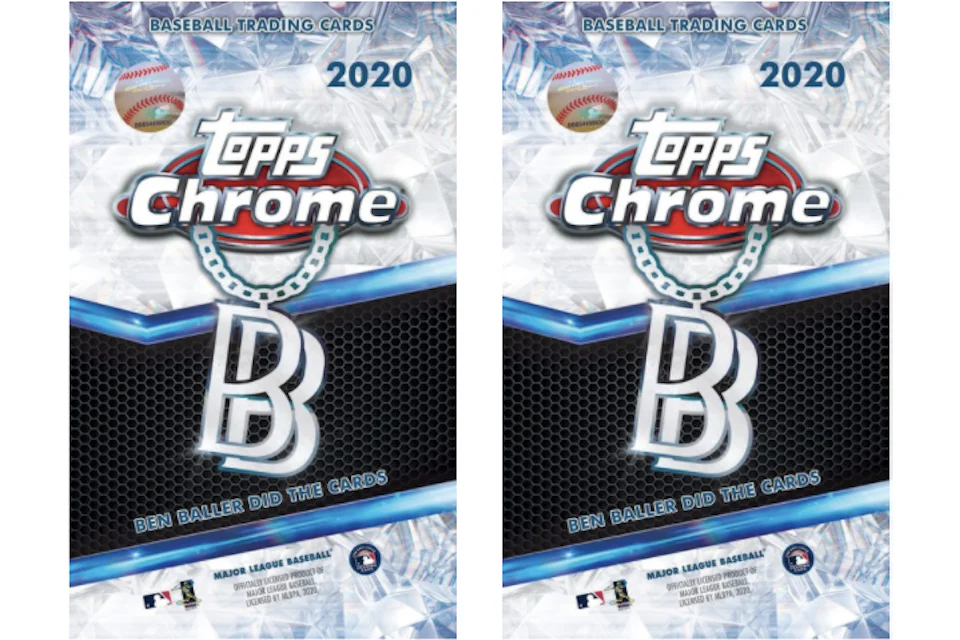 2020 Topps Chrome Ben Baller Baseball Hobby Box 2x Lot