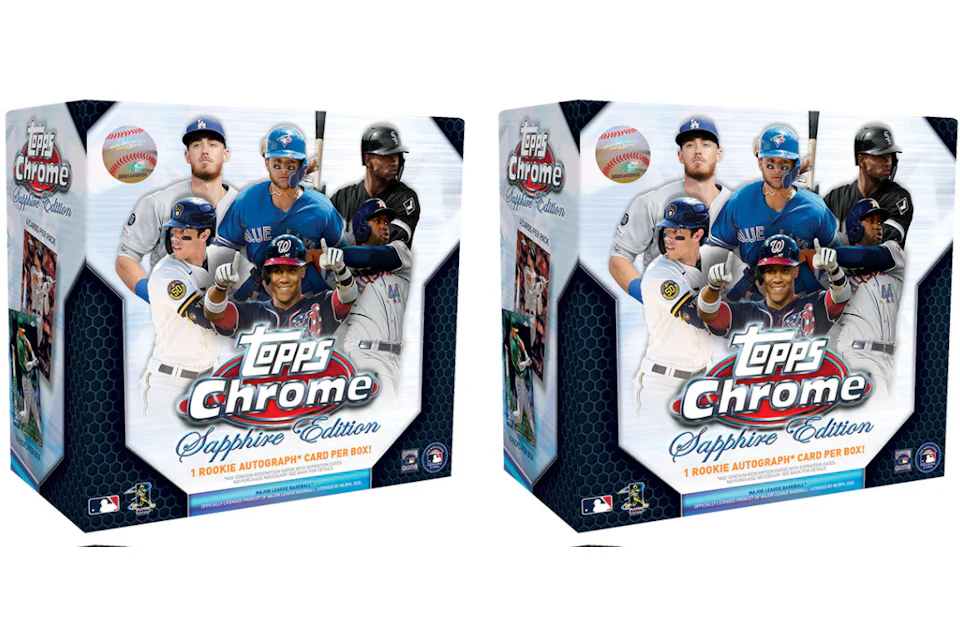 2020 Topps Chrome Sapphire Edition Baseball Box 2x Lot