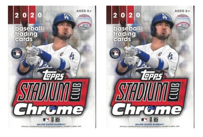 2020 Topps Chrome Stadium Club Baseball Blaster Box 2x Lot