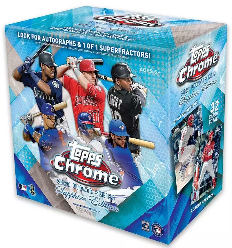 2020 Topps Chrome Update Sapphire Edition Baseball Box