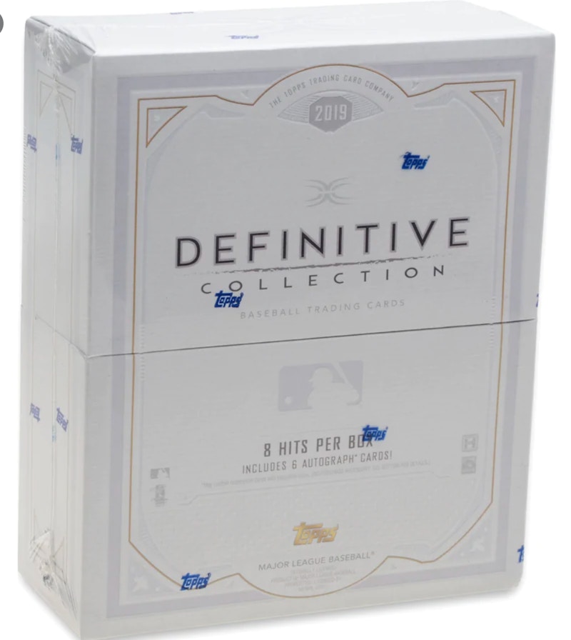 2020 Topps Definitive Baseball Hobby Box