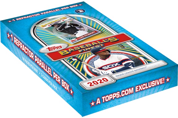 2020 Topps Finest Flashbacks Baseball Hobby Box
