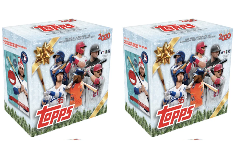 2020 Topps Holiday Baseball Box 2x Lot