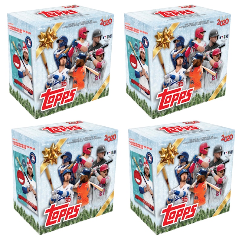 2020 Topps Holiday Baseball Box 4x Lote