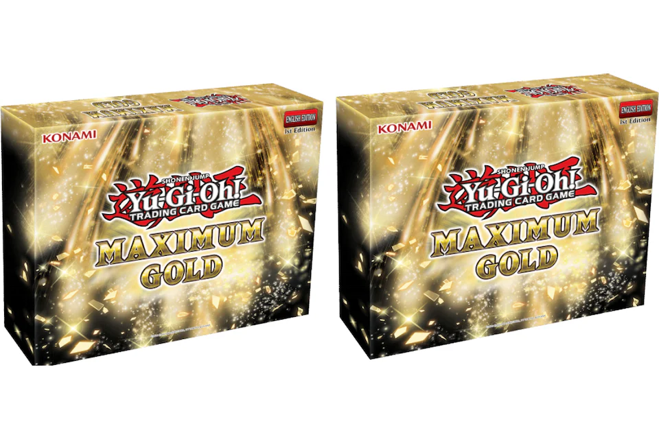 2020 Yu-Gi-Oh! TCG Maximum Gold Collector's Set 2x Lot