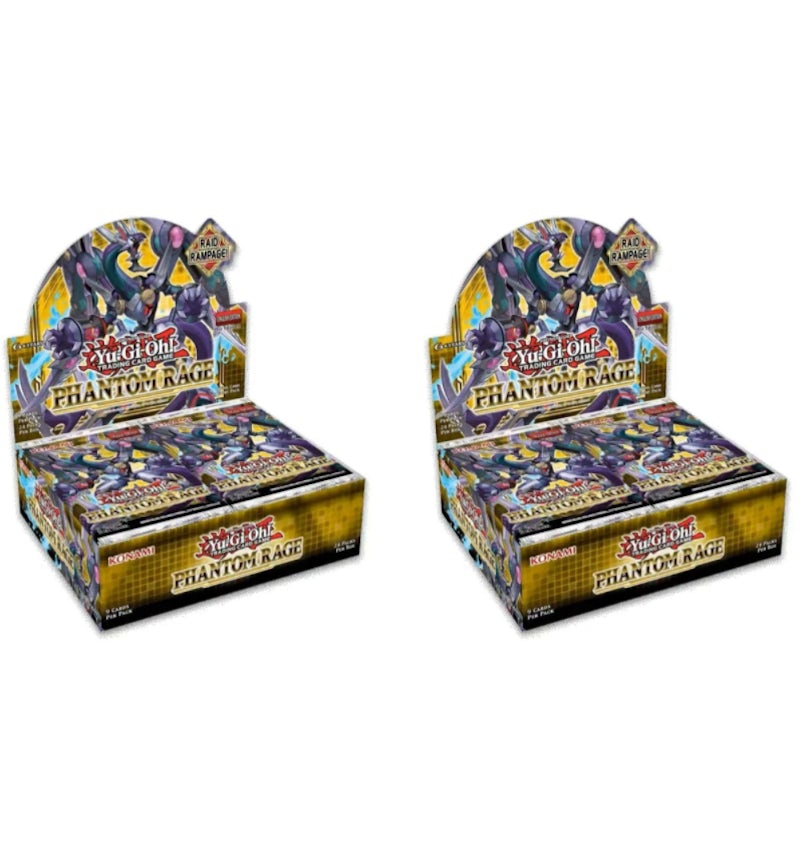 2020 Yu-Gi-Oh! TCG Phantom Rage 1 Edicin Booster Box 2X Lote - MX 2020 Yu-Gi-Oh! TCG Phantom Rage 1 Edicin Booster Box 2X Lote - MX
