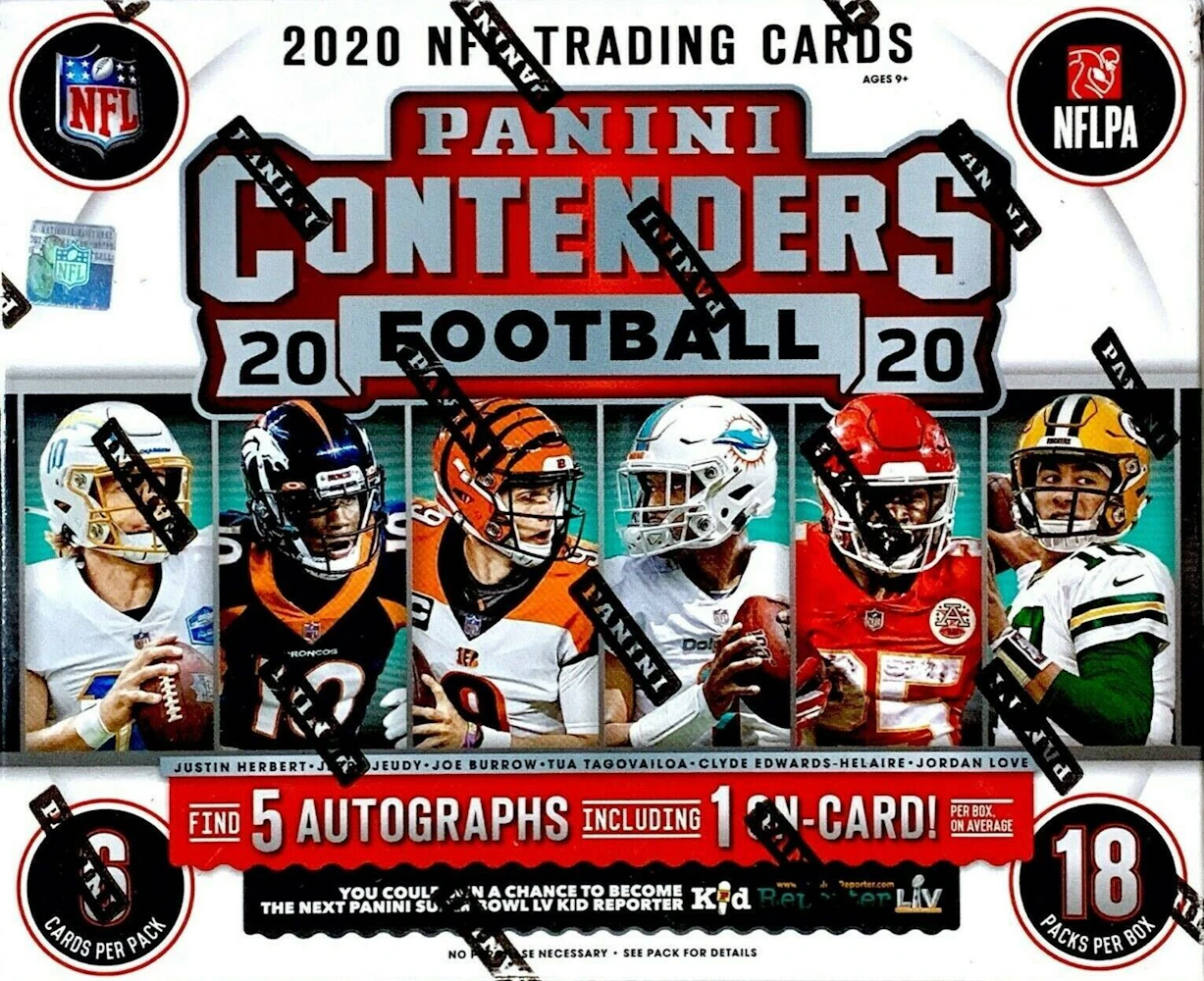 2020 Panini Contenders Football Hobby Box 2020 US