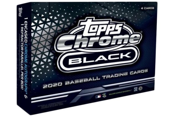 2020 Topps Caja de pasatiempos de béisbol Chrome Negro