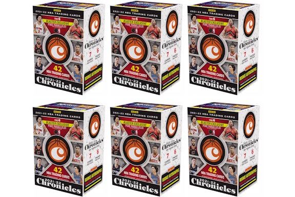 2021-22 Panini Chronicles Basketball Blaster Box 6x Lot