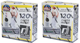 2021-22 Panini Donruss Basketball Fanatics Exclusive Mega Box (Holo Green Ice Parallels) 2x Lot