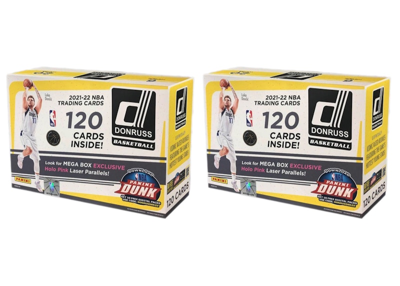 2021-22 Panini Donruss Basketball Mega Box (Holo Pink Laser Parallels ...