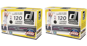 2021-22 Panini Donruss Basketball Mega Box (Holo Pink Laser Parallels) 2x Lot