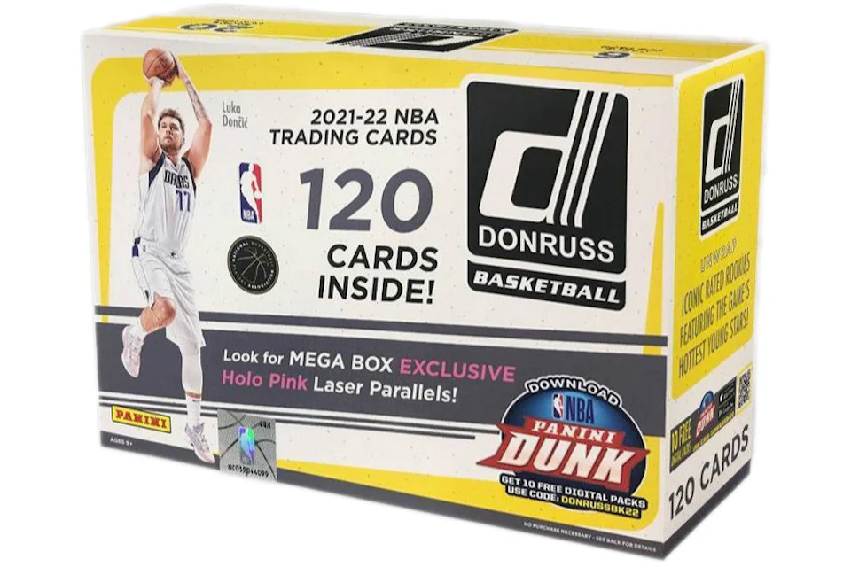 2021-22 Panini Donruss Basketball Mega Box (Holo Pink Laser Parallels)