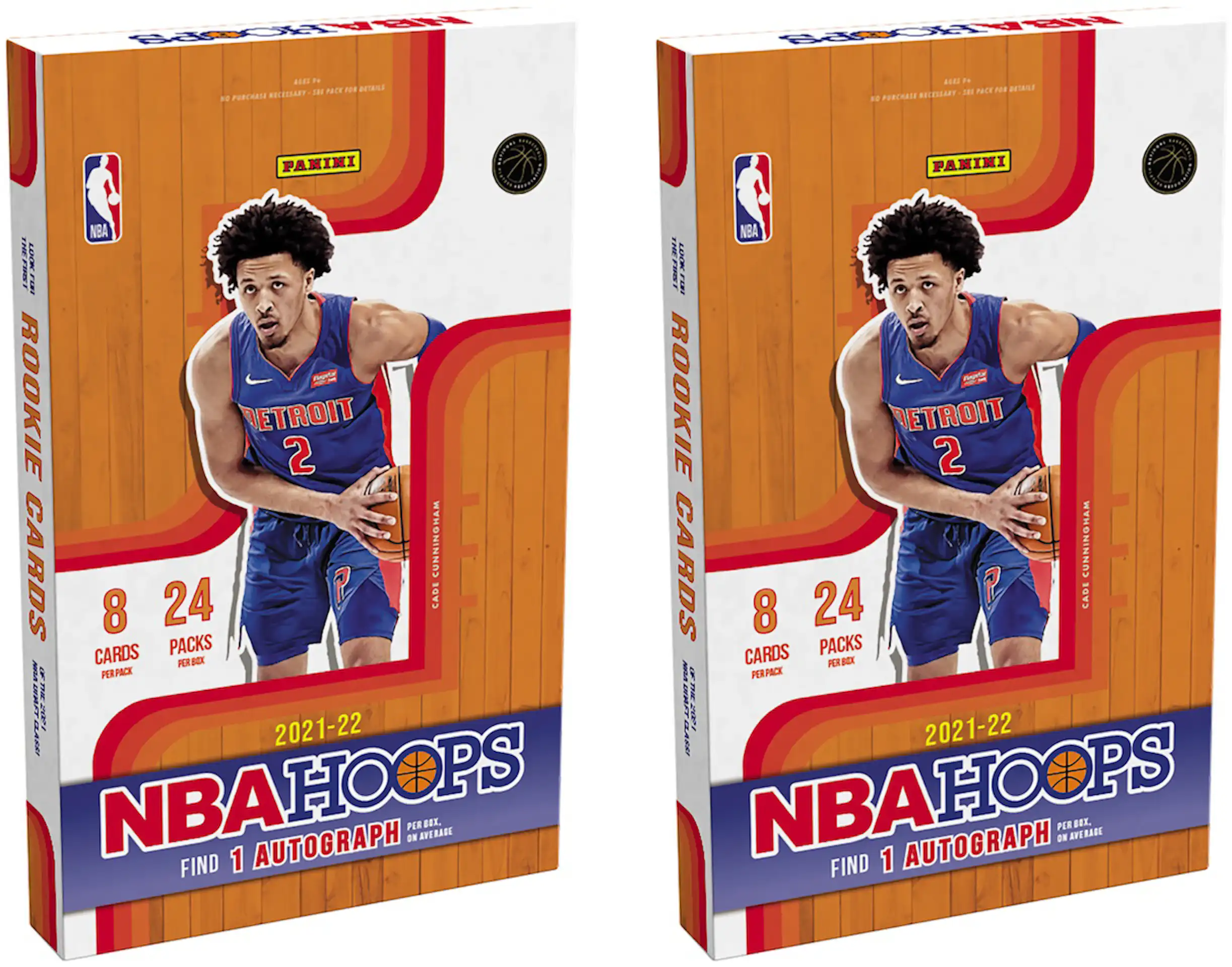 202122 Panini NBA Hoops Basketball Hobby Box 2x Lot 202122 FR