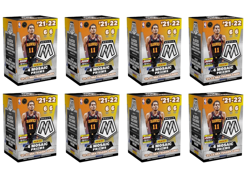 2021-22 Panini Mosaic Basketball Blaster Box 8x Lot - 2021-22 - GB