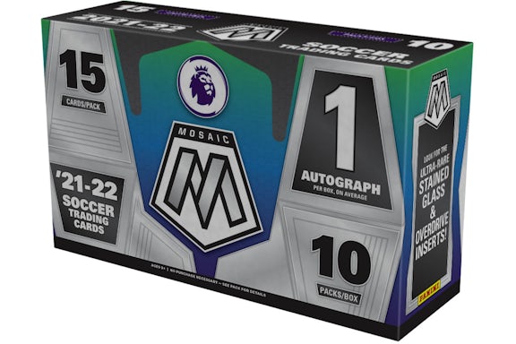 2021-22 Panini Mosaic Premier League Soccer Hobby Box