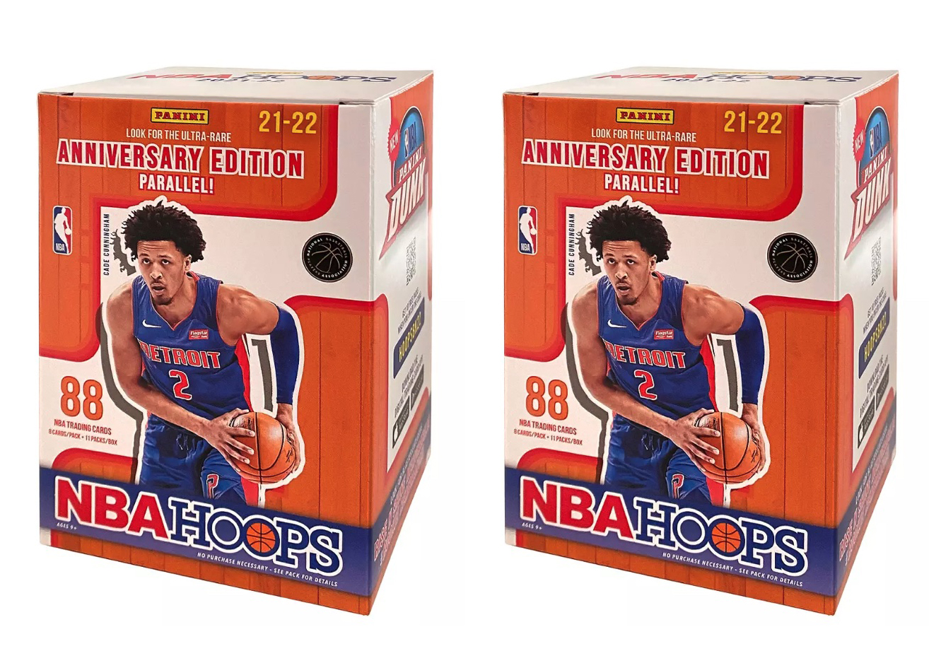 2021-22 Panini NBA Hoops Basketball Blaster Box (Anniversary 