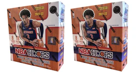 2021-22 Panini NBA Hoops Basketball Fanatics Exclusive Mega Box (Green Ice Parallels) 2x Lot