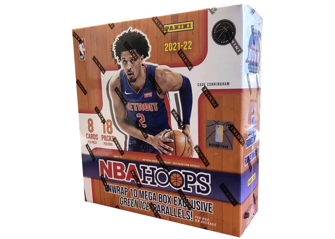 2021-22 Panini NBA Hoops Basketball Fanatics Exclusive Mega Box (Green ...
