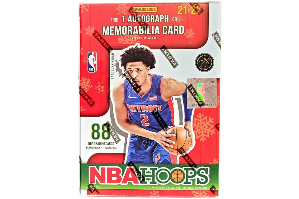 2021-22 Panini NBA Hoops Basketball Holiday Blaster Box