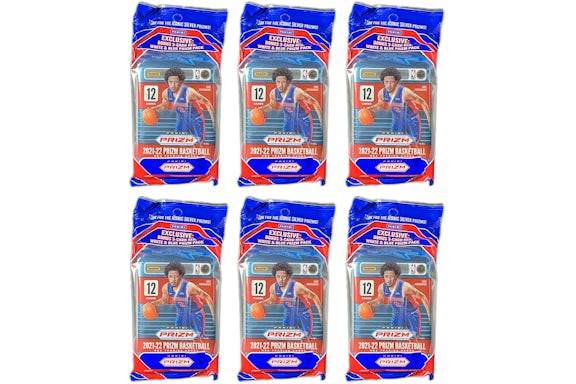2021-22 Panini Prizm Pacchetto Violoncello Pallacanestro 6x Lotto