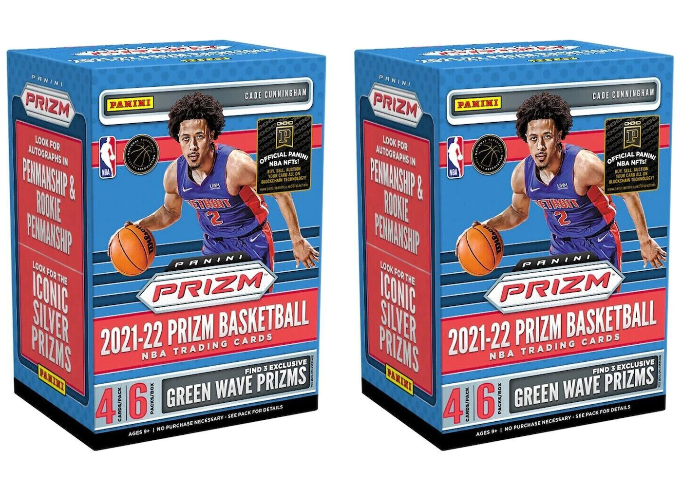 2021-22 Panini Prizm Basketball Fanatics Exclusive Blaster Box (Green ...