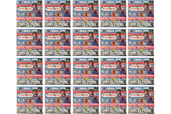2021-22 Panini Prizm Basketball Mega Box (Pink Ice Prizms) 20x Lot