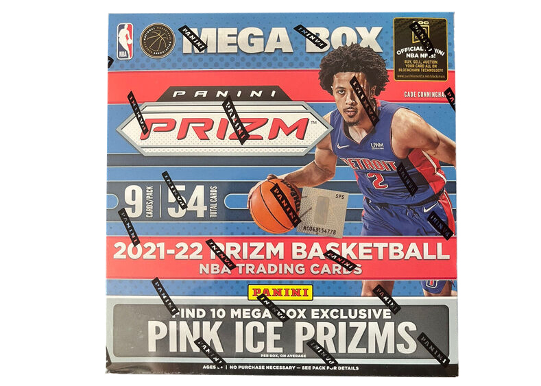 2021-22 Panini Prizm Basketball Mega Box (Red Ice Prizms) - 2021