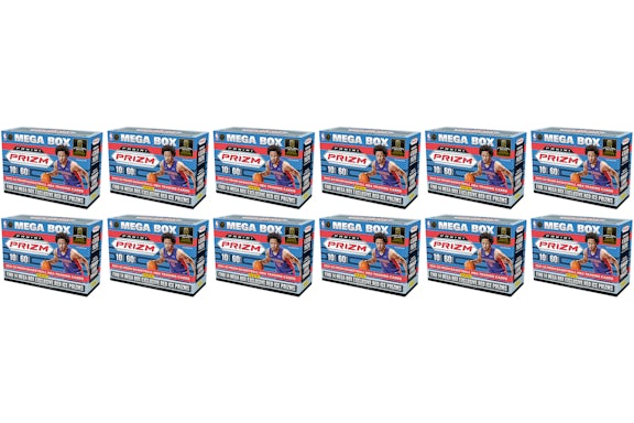 2021-22 Panini Prizm Basketball Mega Box (Rot Ice Prizms) 12x Los