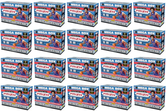 2021-22 Panini Prizm Basketball Mega Box (Red Ice Prizms) 20x Lot