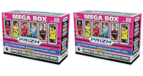 2021-22 Panini Prizm Premier League Soccer Mega Box (Red Ice Prizms) 2x Lot