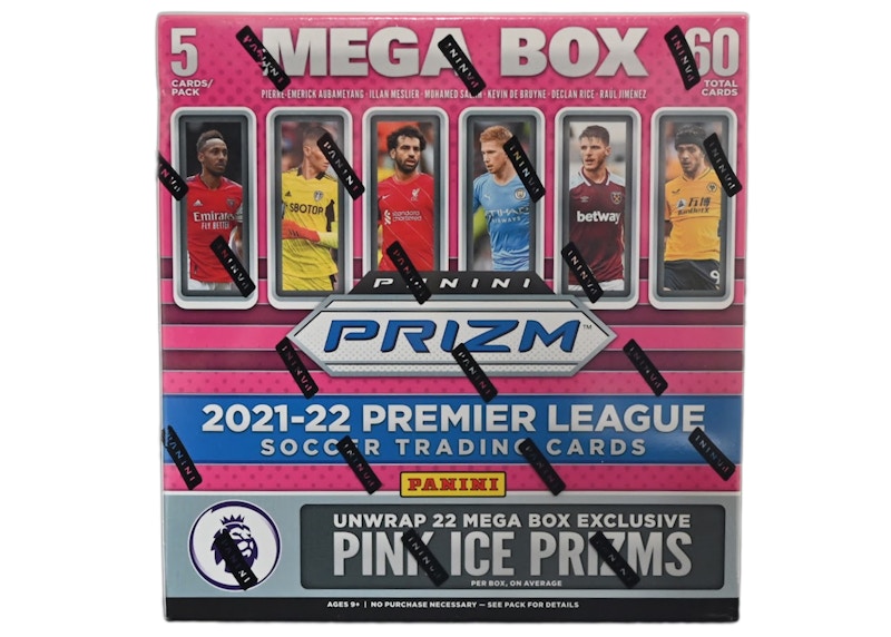 2021-22 Panini Prizm Premier League Soccer Mega Box (Pink Ice Prizms)