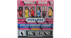 2021-22 Panini Prizm Premier League Soccer Mega Box (Pink Ice Prizms)