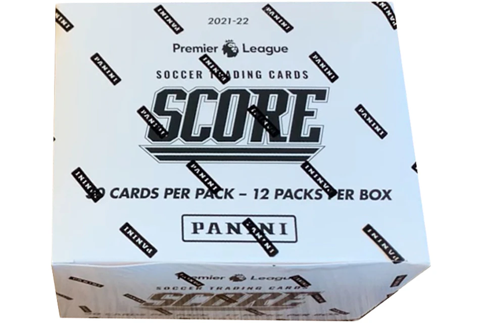 2021-22 Panini Score Premier League Soccer Factory Sealed Multi-Pack Cello Fat Pack Box (UK Exclusive)