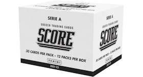 2021-22 Panini Score Serie A Soccer Factory Sealed Multi-Pack Cello Fat Pack Box (Italy Exclusive)