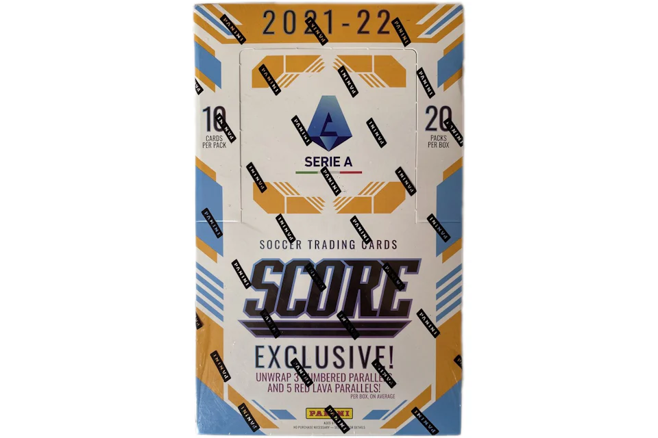 2021-22 Panini Score Serie A Soccer Retail Box (Italy Exclusive)