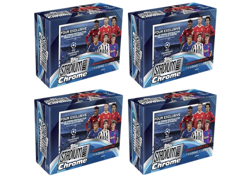 2021-22 Topps Chrome Stadium Club UEFA Champions League Soccer 