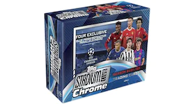 2021-22 Topps Chrome Stadium Club UEFA Champions League Soccer Mega Box