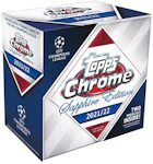 2021-22 Topps Chrome UEFA Champions League Sapphire Edition Soccer Box