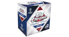 2021-22 Topps Chrome UEFA Champions League Sapphire Edition Soccer Box