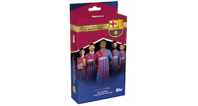 2021-22 Topps FC Barcelona Official Team Set Soccer Hanger Box