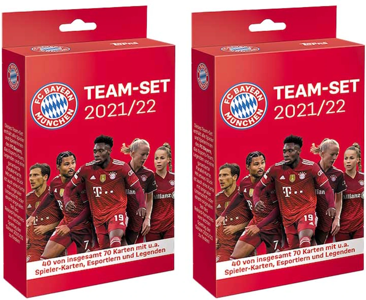 motto Spaans Instrument 2021-22 Topps FC Bayern Munchen Team Set Soccer Box 2x Lot - 2021-22 - US