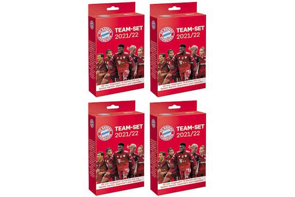 2021-22 Topps FC Bayern Munchen Team Set Soccer Box 4x Lot