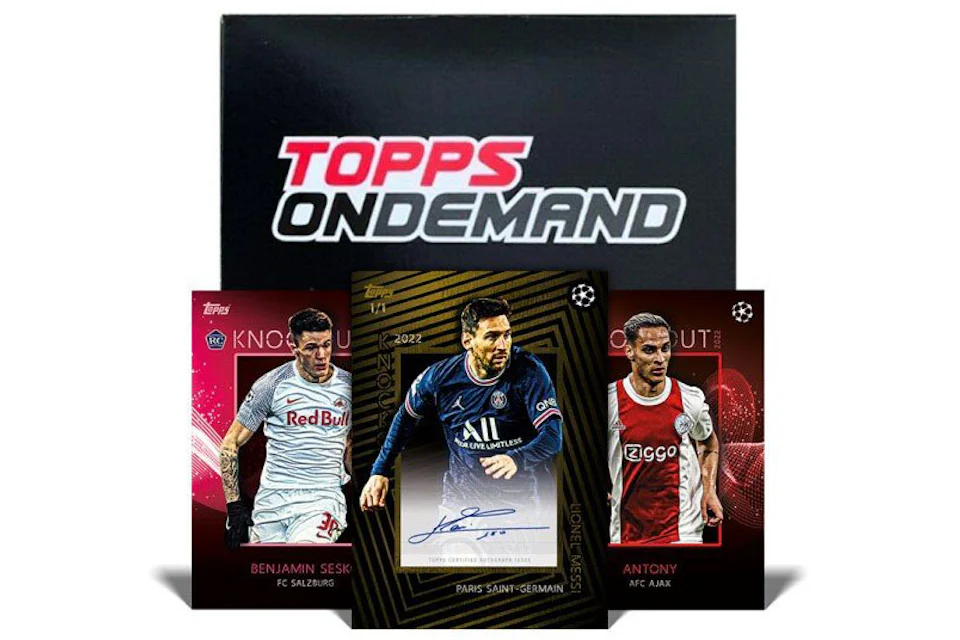 2021-22 Topps Knockout Champions League Soccer Box