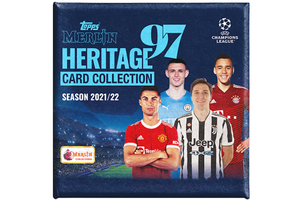 2021-22 Topps Merlin 97 Heritage UEFA Champions League Soccer Hobby Box